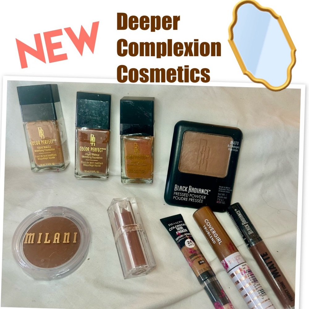 Milani and Black Radiance Makeup Set - Brown and Tan Shades
